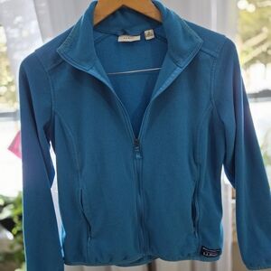 LL Bean Blue Fleece Jacket